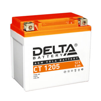Аккумулятор Pb DELTA 12V 5000 mAh CT 1205 стартерный