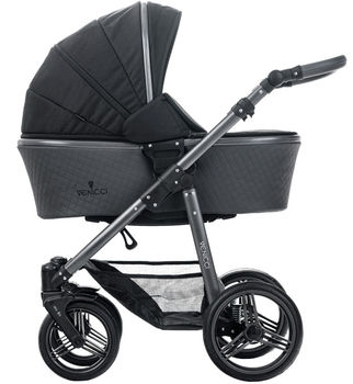 Детская коляска 2 в 1 Venicci Carbo Lux Black
