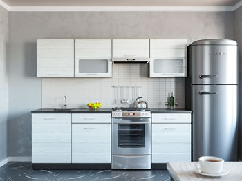 Кухня Венеция МДФ дым 1800