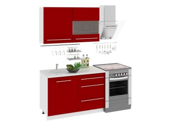 Кухонный гарнитур Ассорти Вишня 1,2м