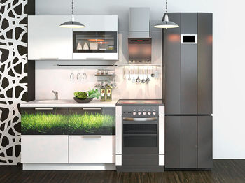 Кухонный гарнитур Фэнтези Белый универс, Грасс 1,2м