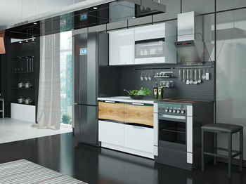 Кухонный гарнитур Фэнтези Белый универс, Вуд 1,2м