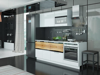 Кухонный гарнитур Фэнтези Белый универс, Вуд 2,1м